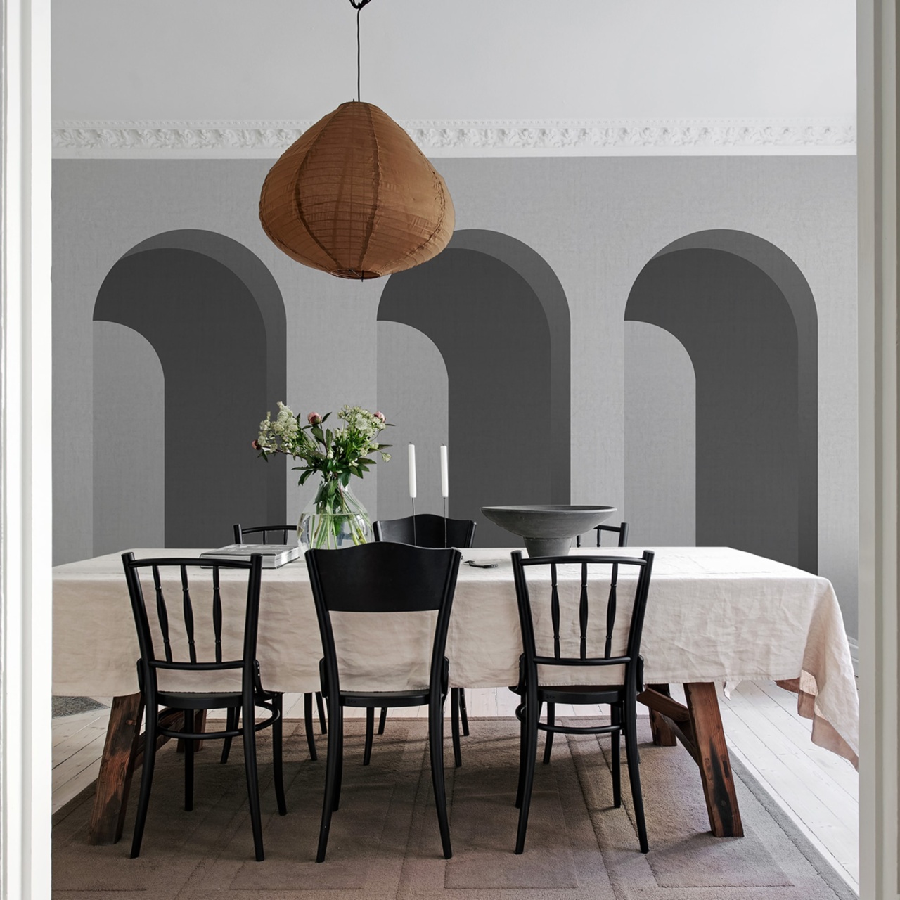 Fototapet, Arch, Grey, Rebel Walls - 3