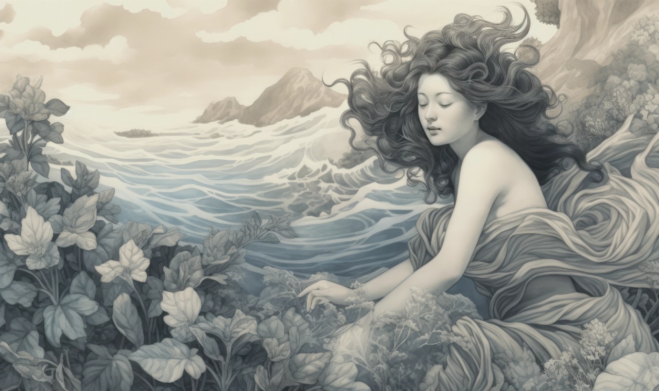 Fototapet Artistic Venus Sirene Rêve VS101