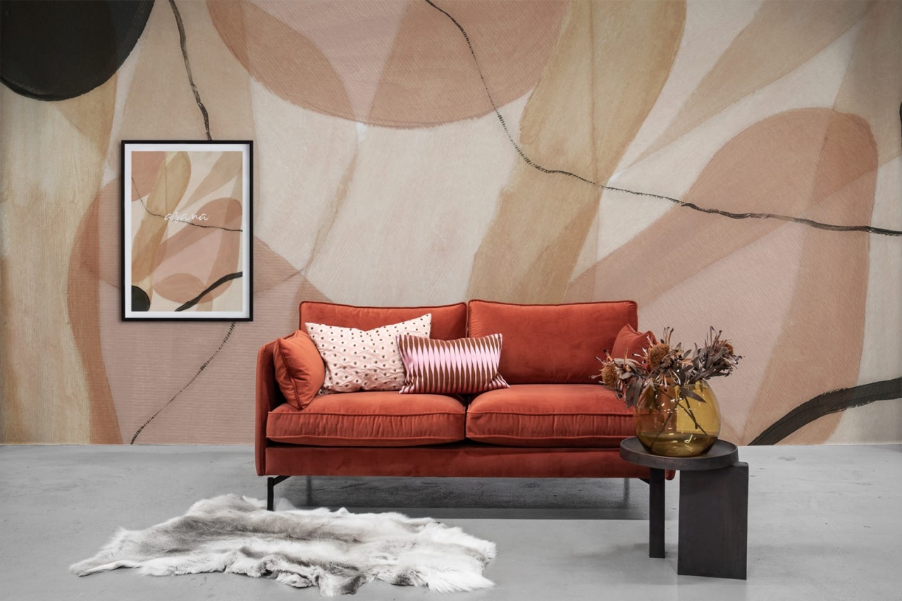 Fototapet, Asana, Dusty Pink, Rebel Walls