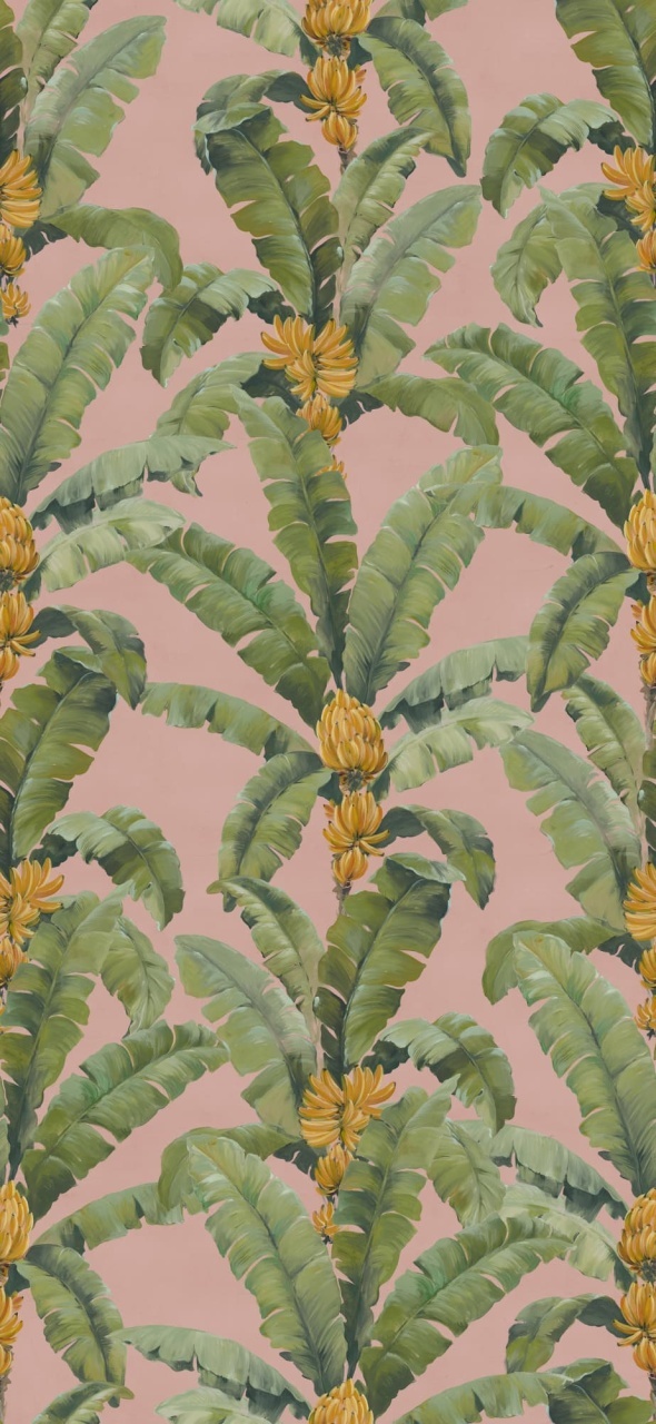 Fototapet, Banana Leaf, Pink, Rebel Walls - 2