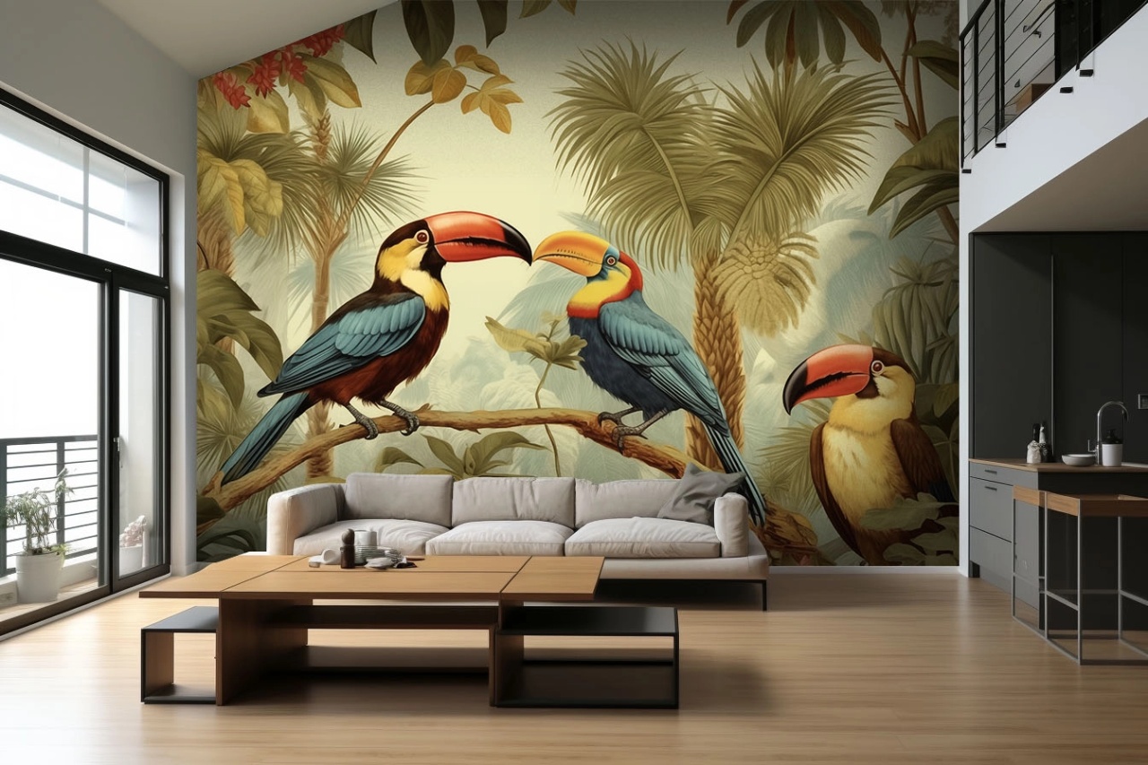 Fototapet Botanic Arche Toucan Rêve AT103 - 2