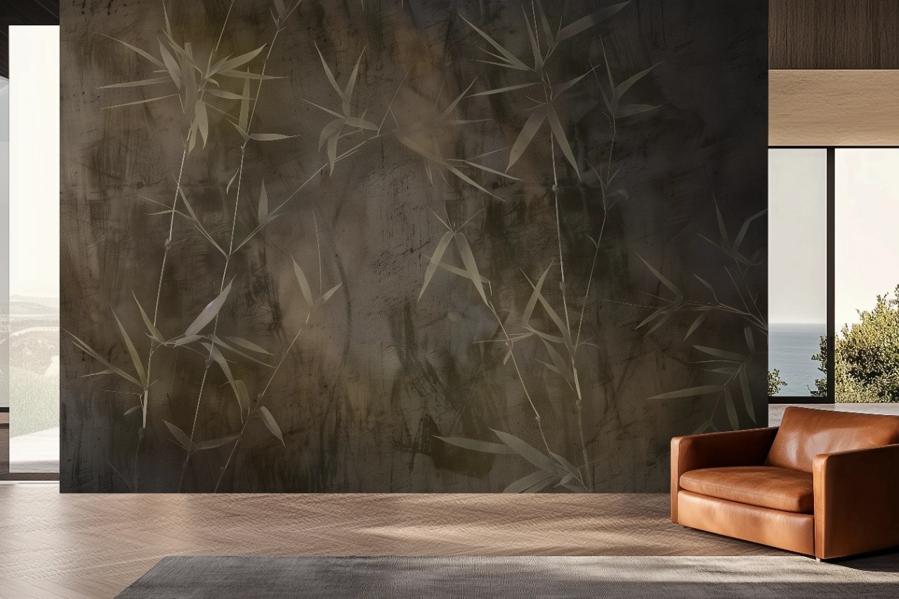 Fototapet Botanic Marron et Beige Engime Rêve ME203 - 2