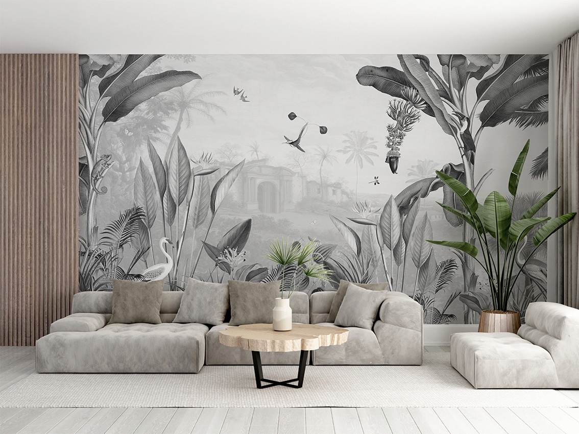 Fototapet Botanical Beauty - Black and White, Sir Edward - 5