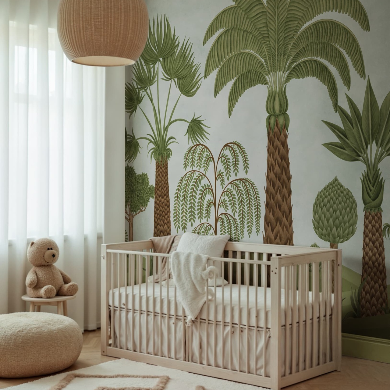 Fototapet, Botanical Bliss, Blue, Rebel Walls - 3