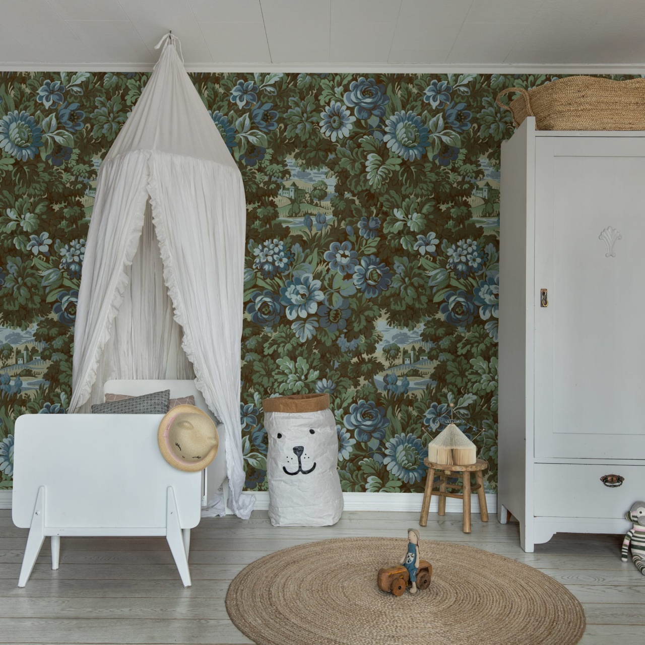 Fototapet, Botanical Manor, Blue, Rebel Walls - 3