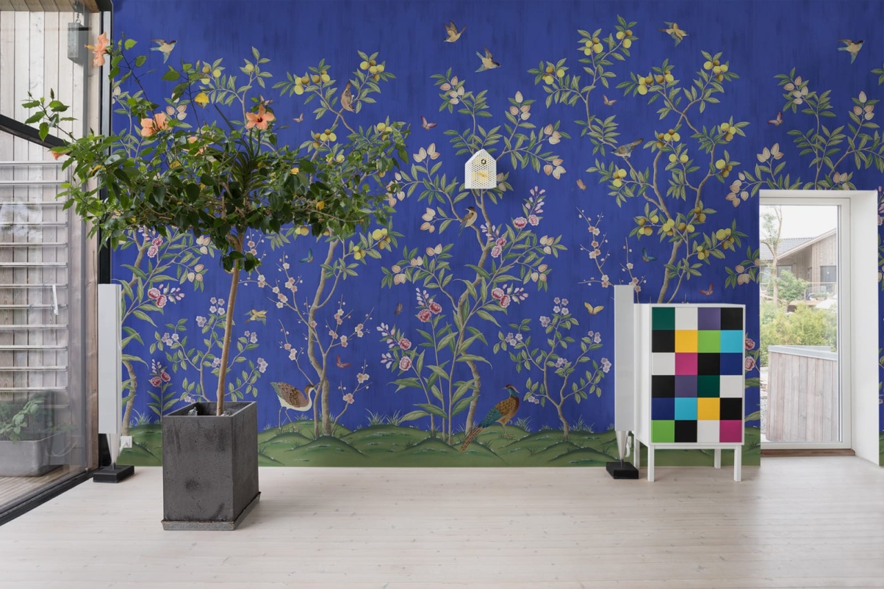 Fototapet, Chinoiserie Chic, Cobalt, Rebel Walls - 3