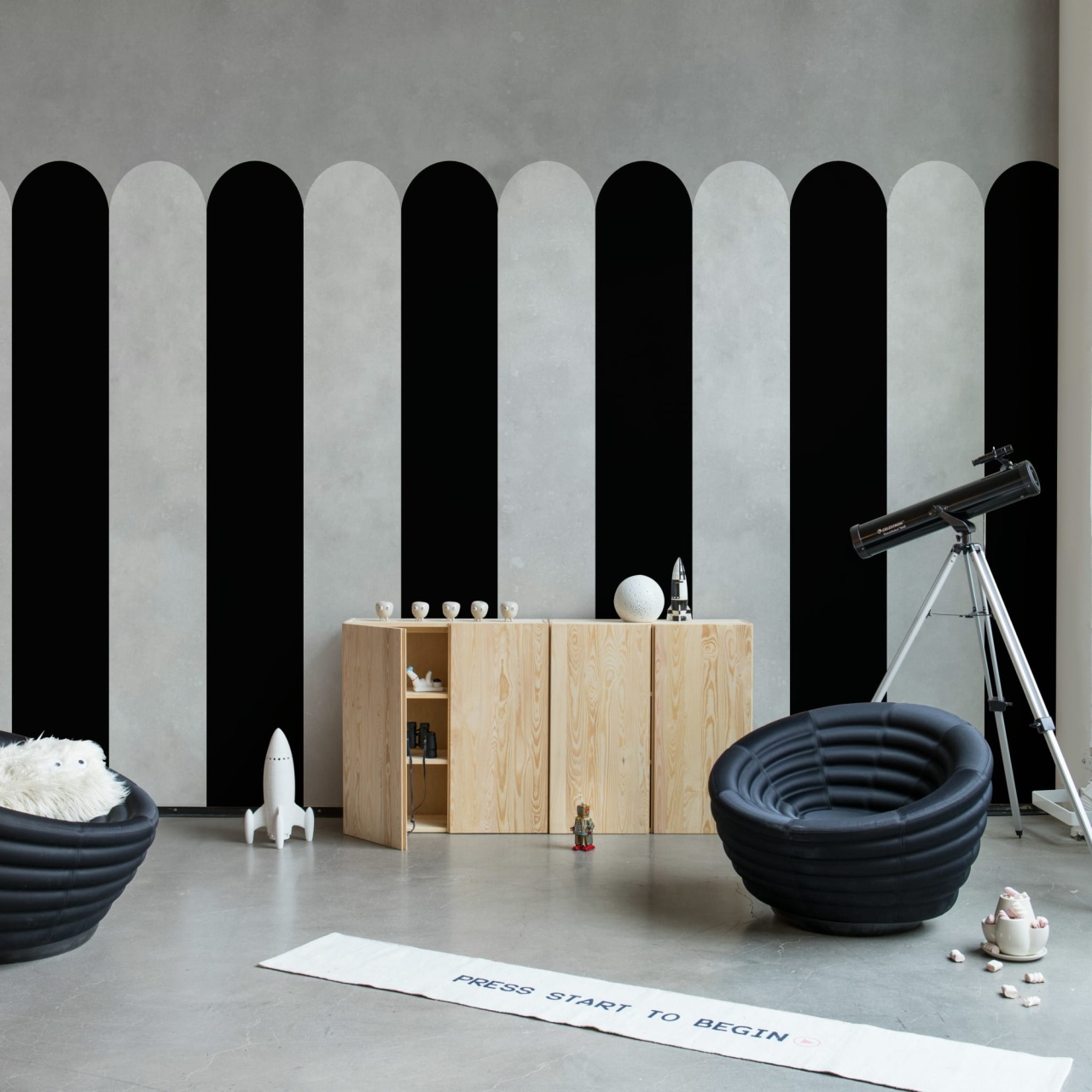 Fototapet, Circus Stripes, Licorice, Rebel Walls