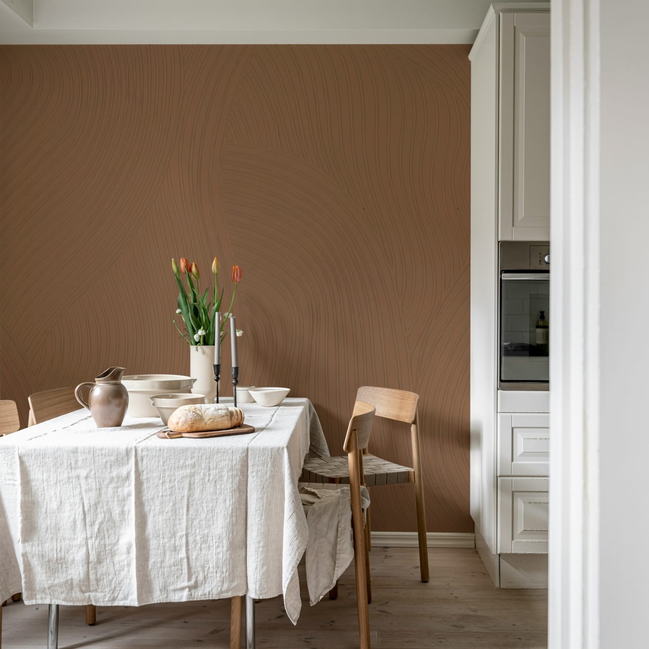 Fototapet, Clay Flow, Mocha Mousse, Rebel Walls - 3