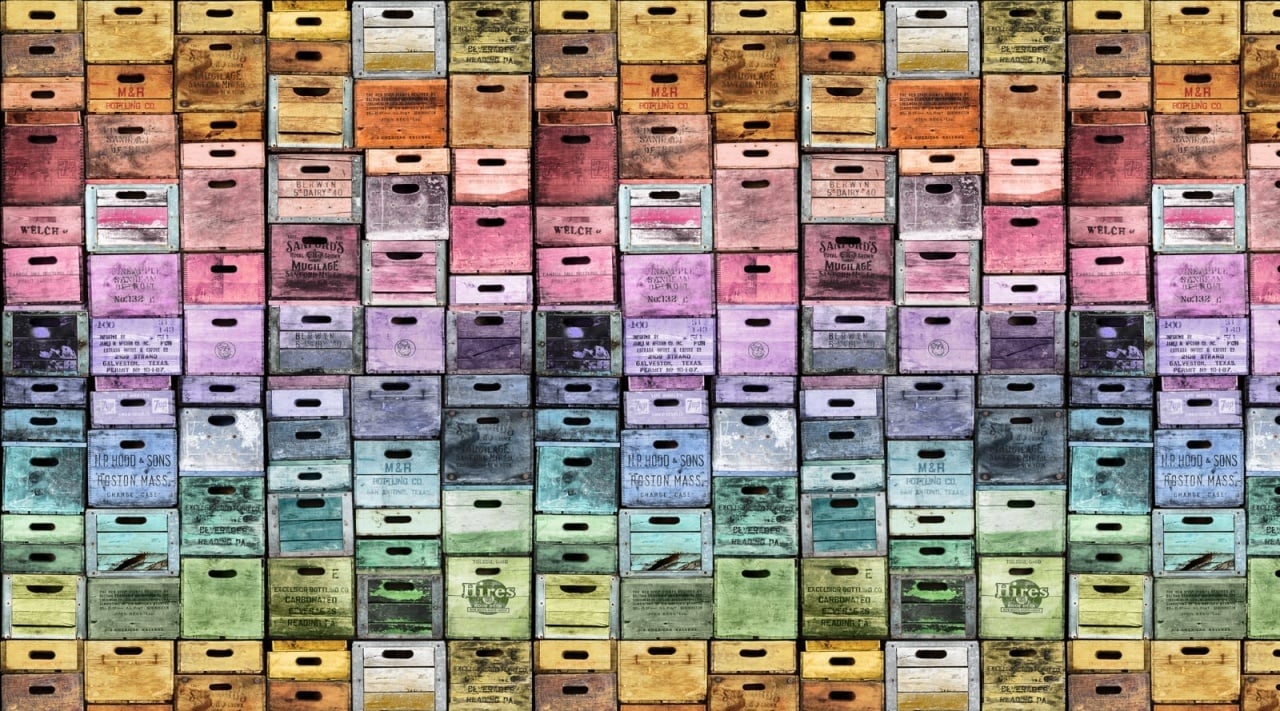 Fototapet, Color Boxes, Rebel Walls - 2