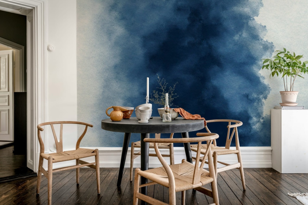 Fototapet, Color Flow, Blue, Rebel Walls