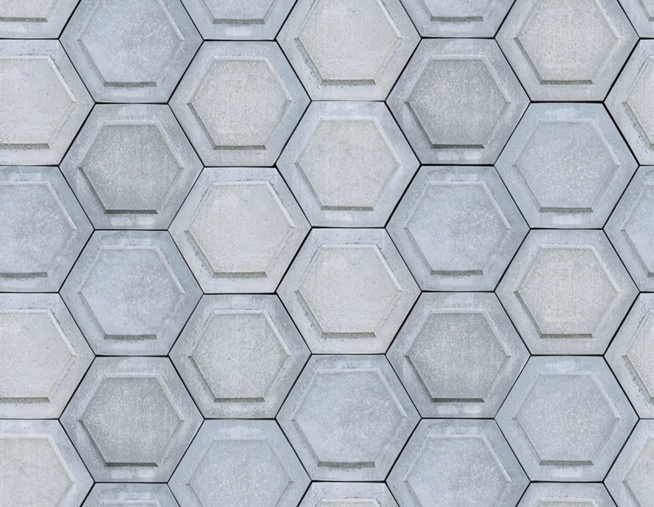 Fototapet, Concrete Hexagon, Rebel Walls — imaginea 2