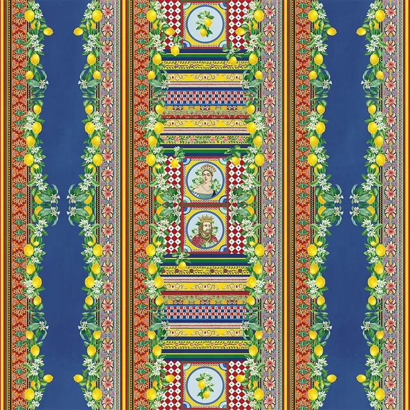 Fototapet Crown's Orchard in Blue - personalizat, VLAdiLA — imaginea 2