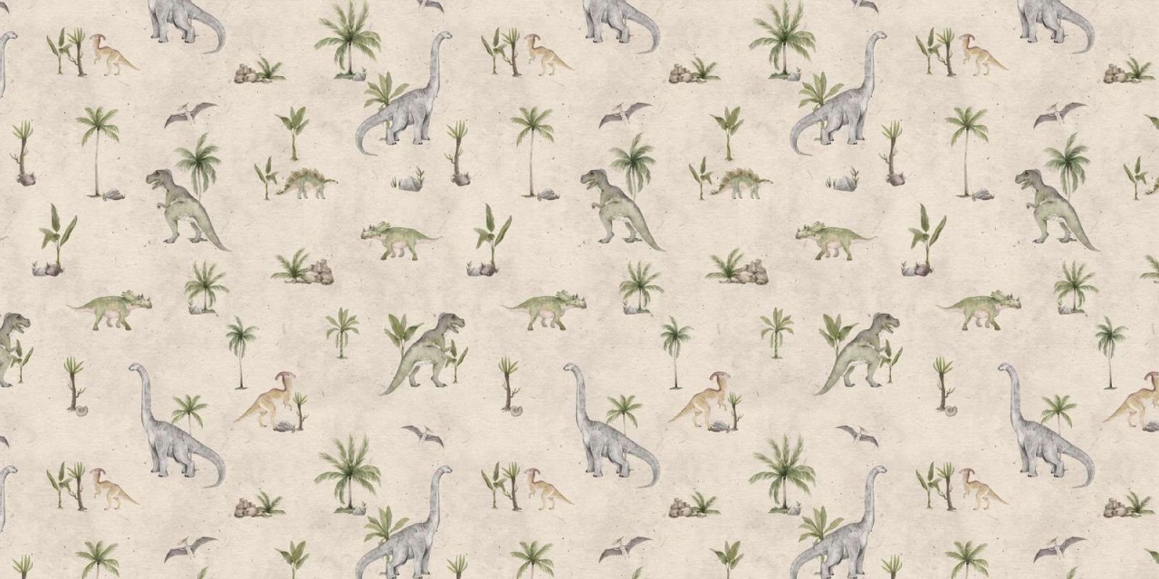 Fototapet Dashing Dinos - Sand, Kikki Belle - 2