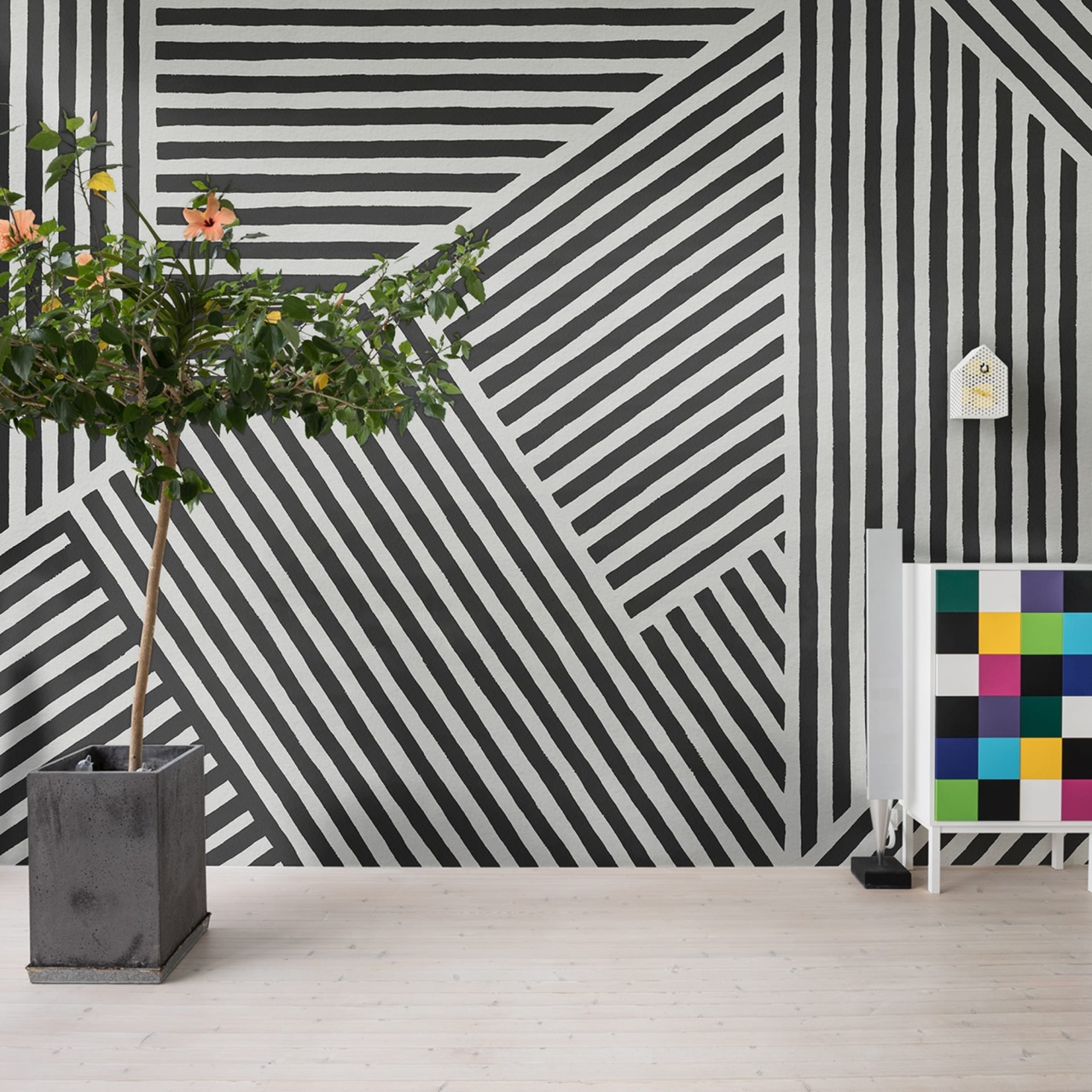 Fototapet, Different Directions, Black & White, Rebel Walls