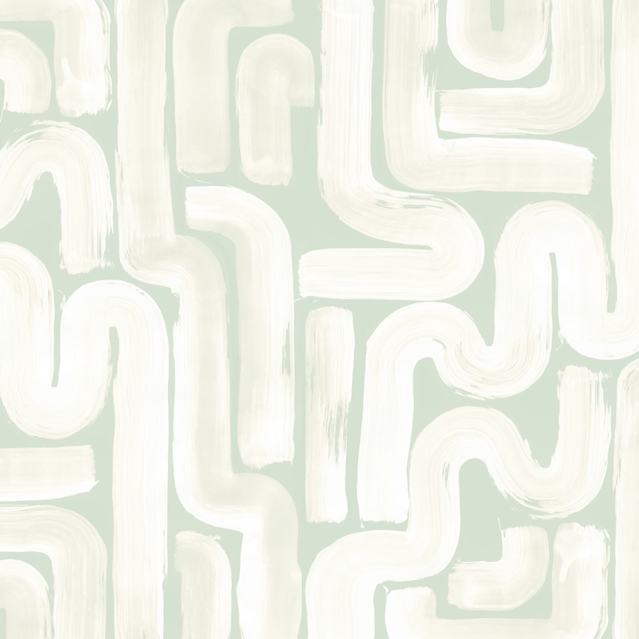 Fototapet, Drape Brush, Green, Rebel Walls - 2