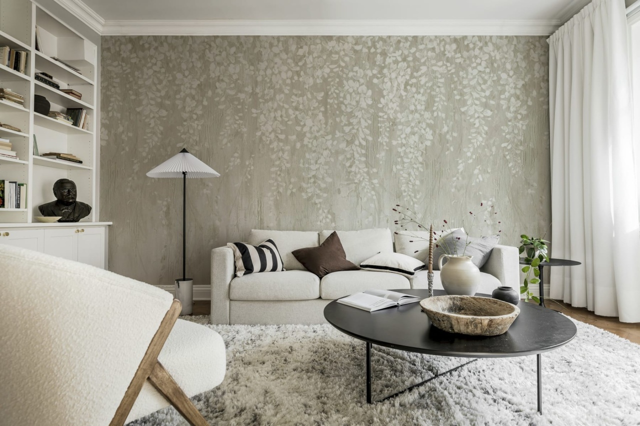Fototapet, Draped Blossoms, Beige, Rebel Walls