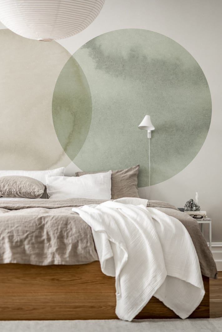 Fototapet, Eclipse, Beige Green, Rebel Walls - 3