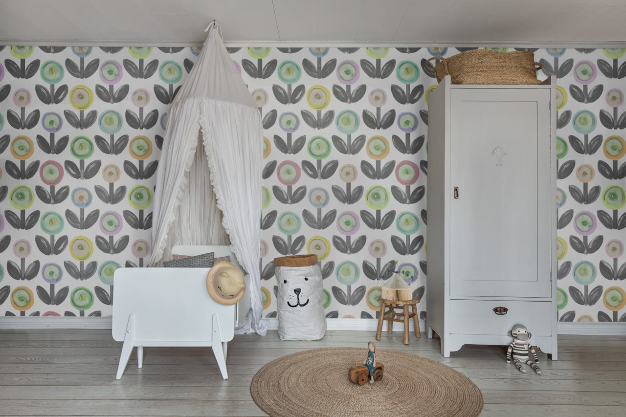 Fototapet, Flower Parade, Licorice, Rebel Walls