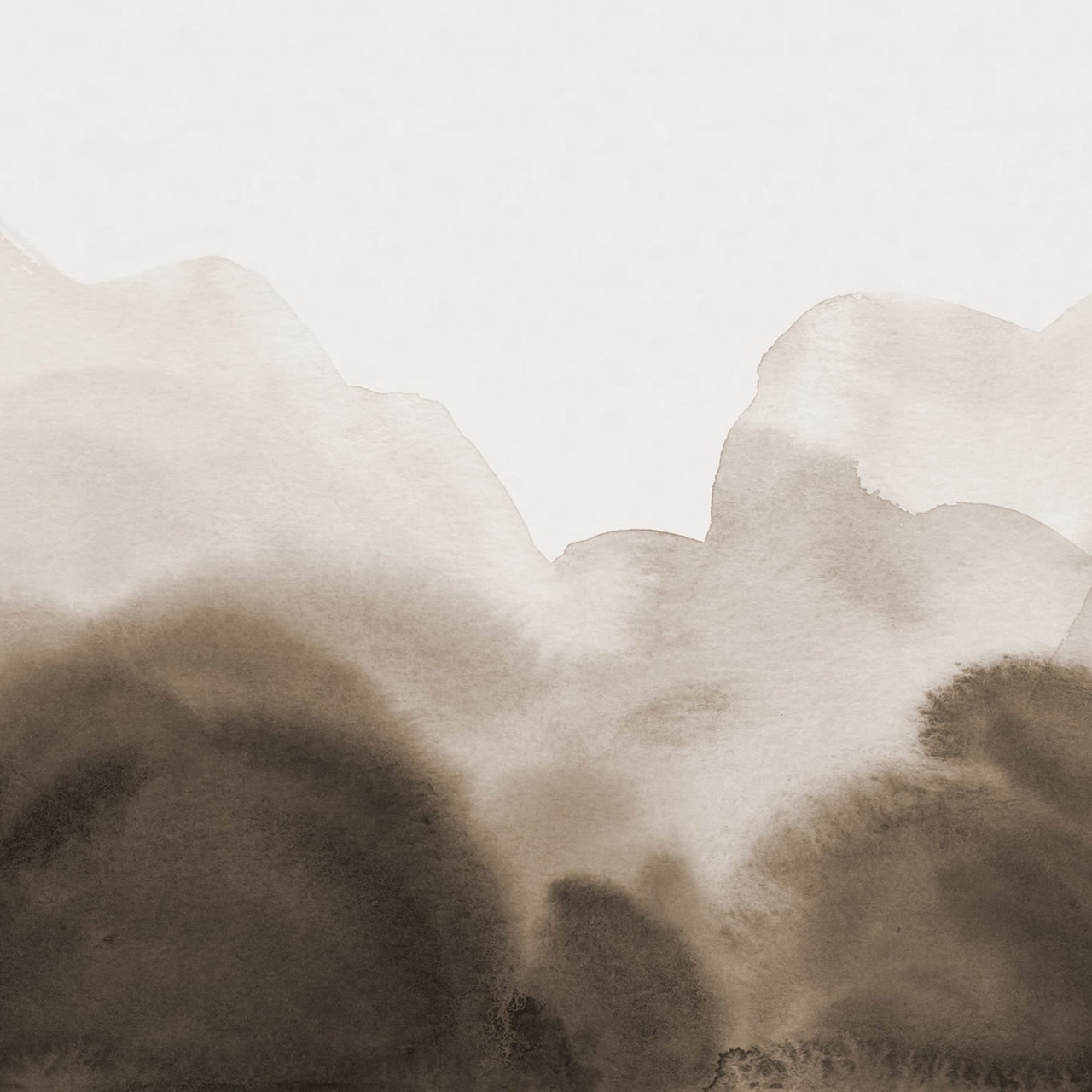 Fototapet, Flowing Hills, Brown, Rebel Walls - 2