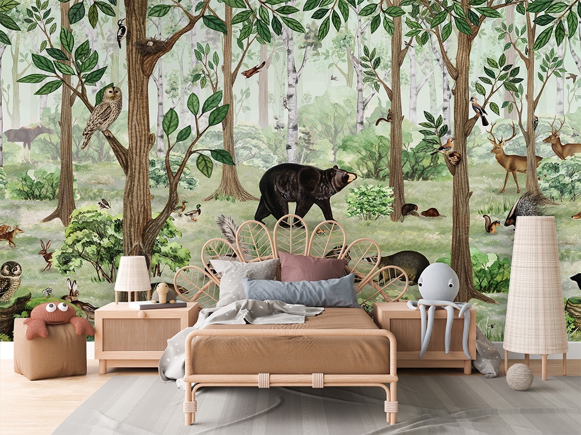 Fototapet Forest Lookbook, Kikki Belle - 3