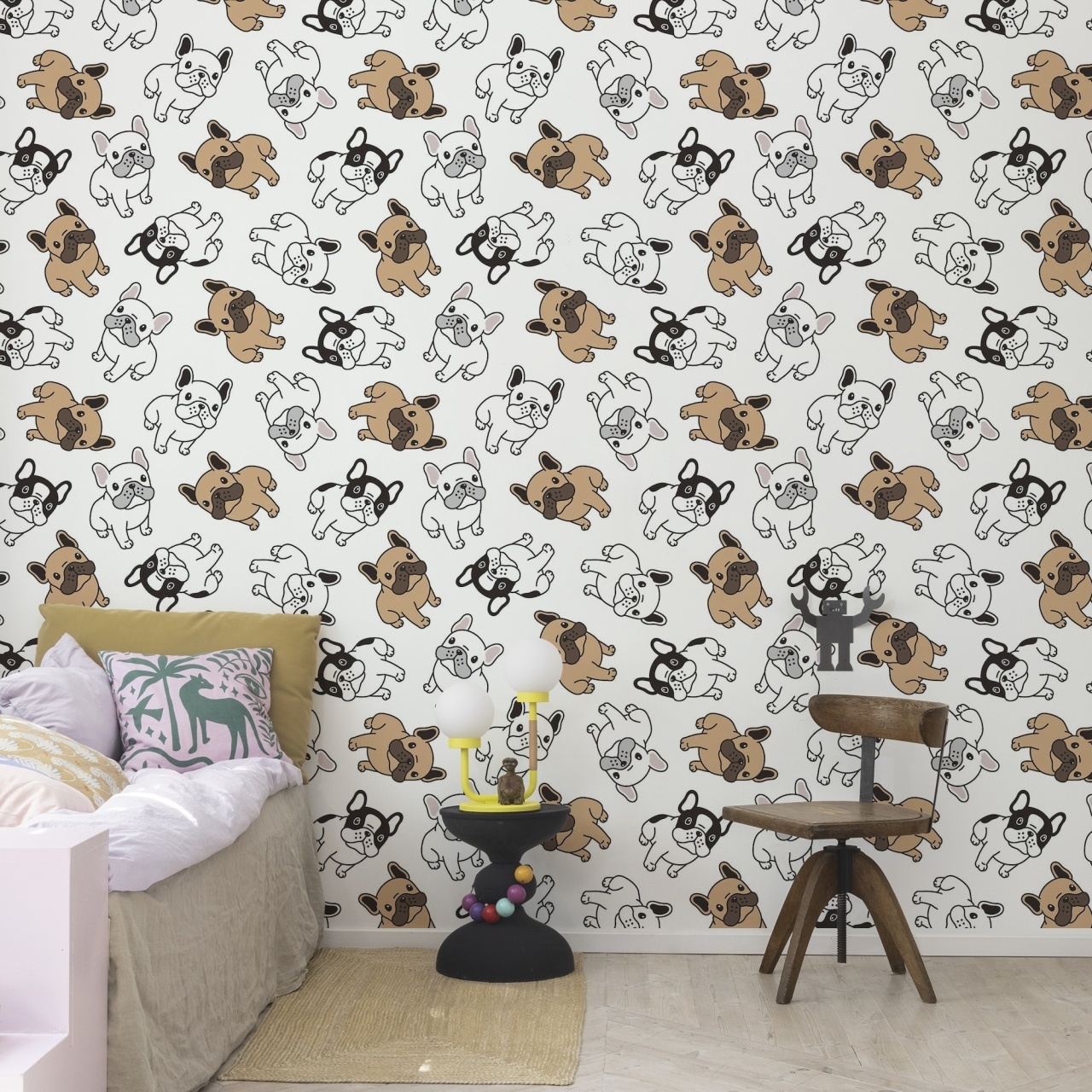 Fototapet, Frenchies, Rebel Walls - 3