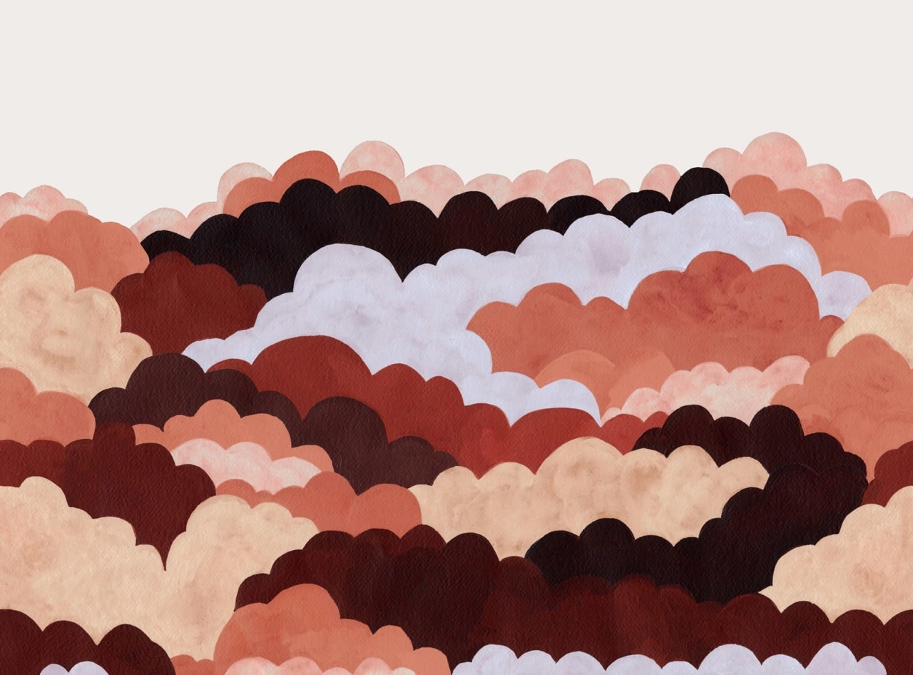 Fototapet, Fun Clouds, Red, Rebel Walls - 2