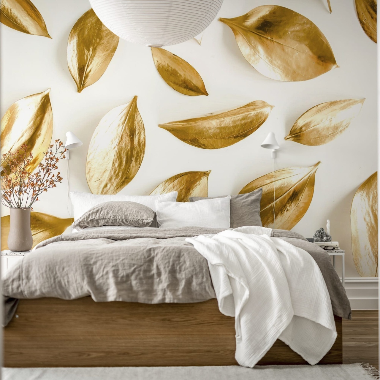 Fototapet, Golden Leaves, Rebel Walls - 3