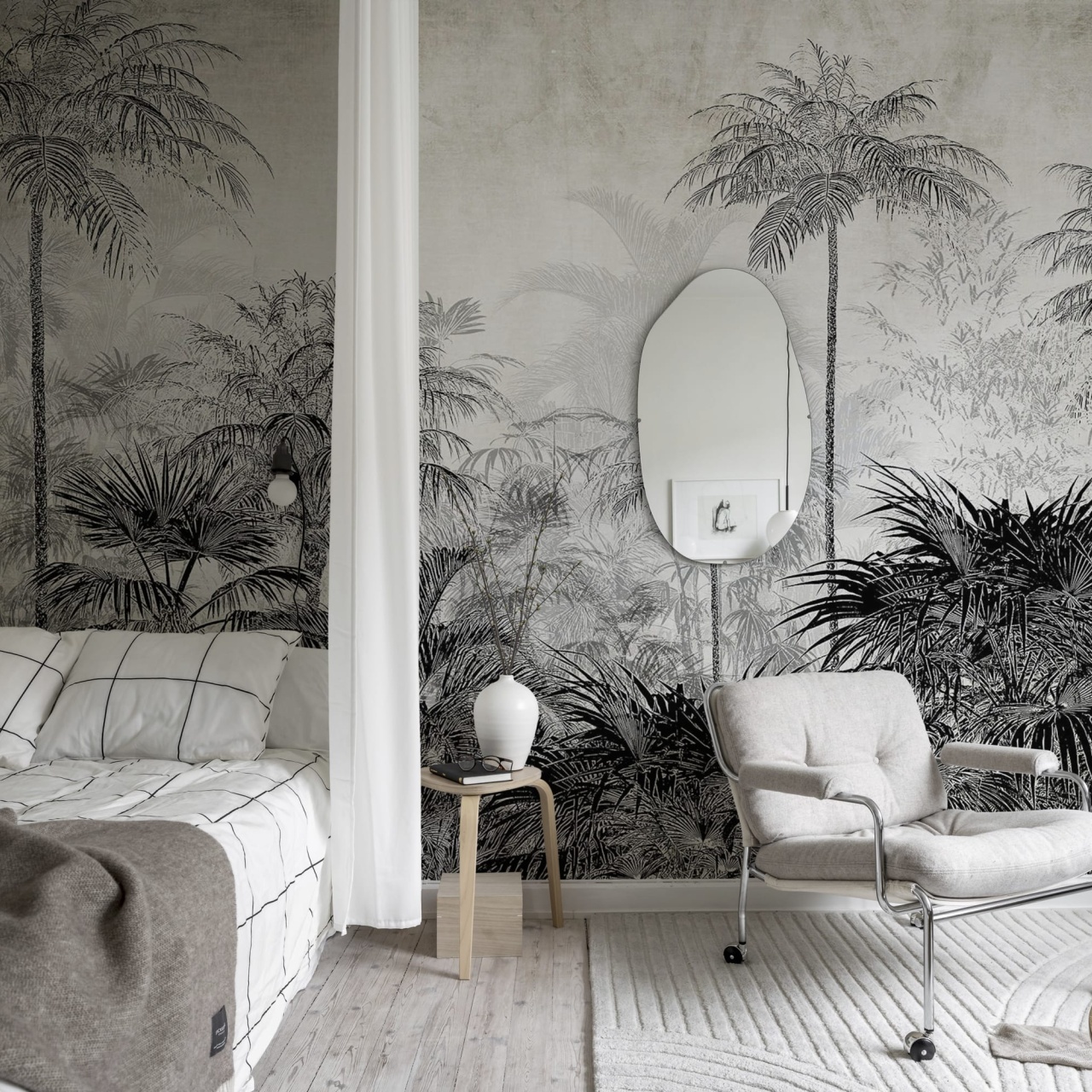 Fototapet, Graphic Jungle, Dark, Rebel Walls - 3