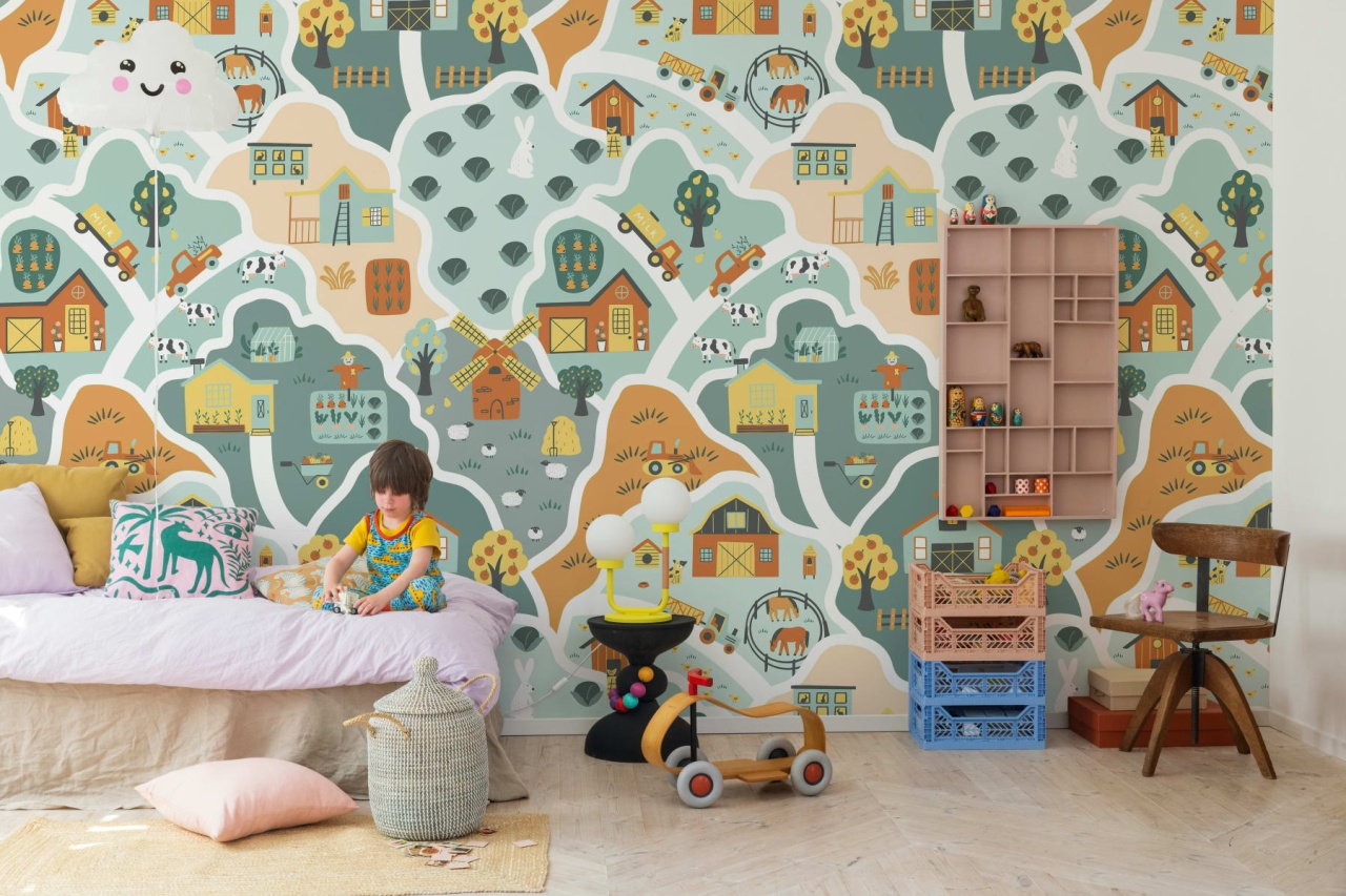 Fototapet, Happy Landscape, Multi, Rebel Walls