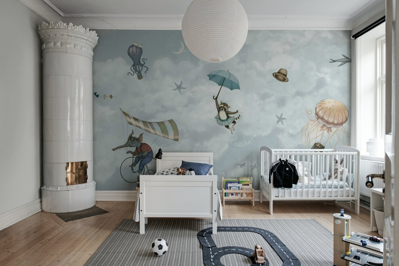 Fototapet, In the Clouds, Light Blue, Rebel Walls
