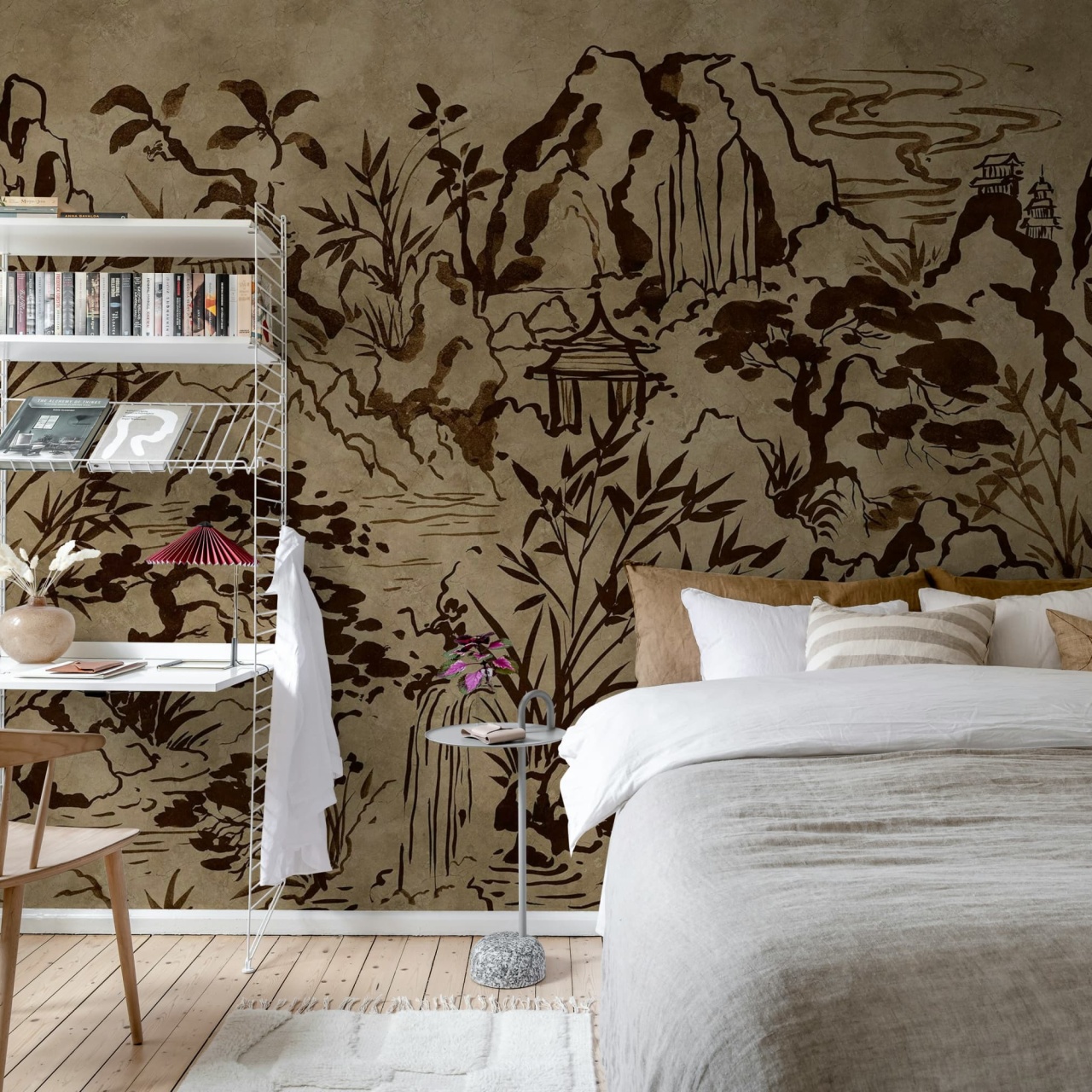 Fototapet, Ink Horizon, Brown, Rebel Walls - 3