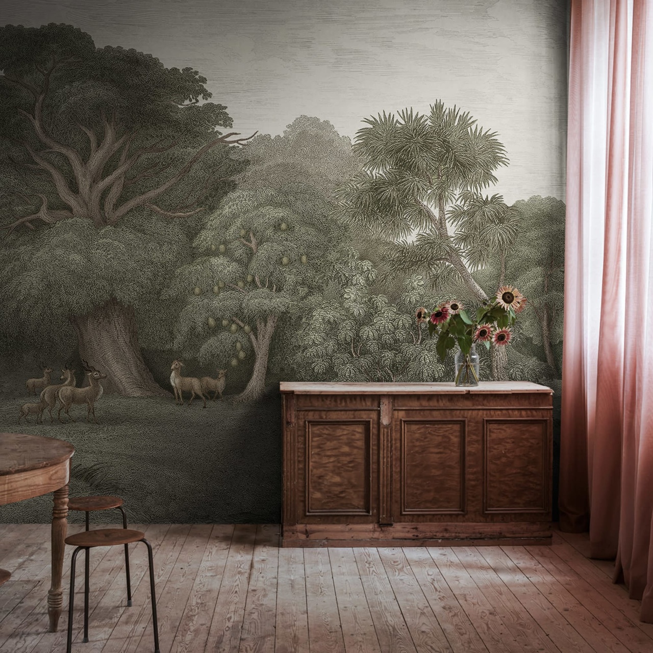 Fototapet, Jungle Forest, Green, Rebel Walls - 3