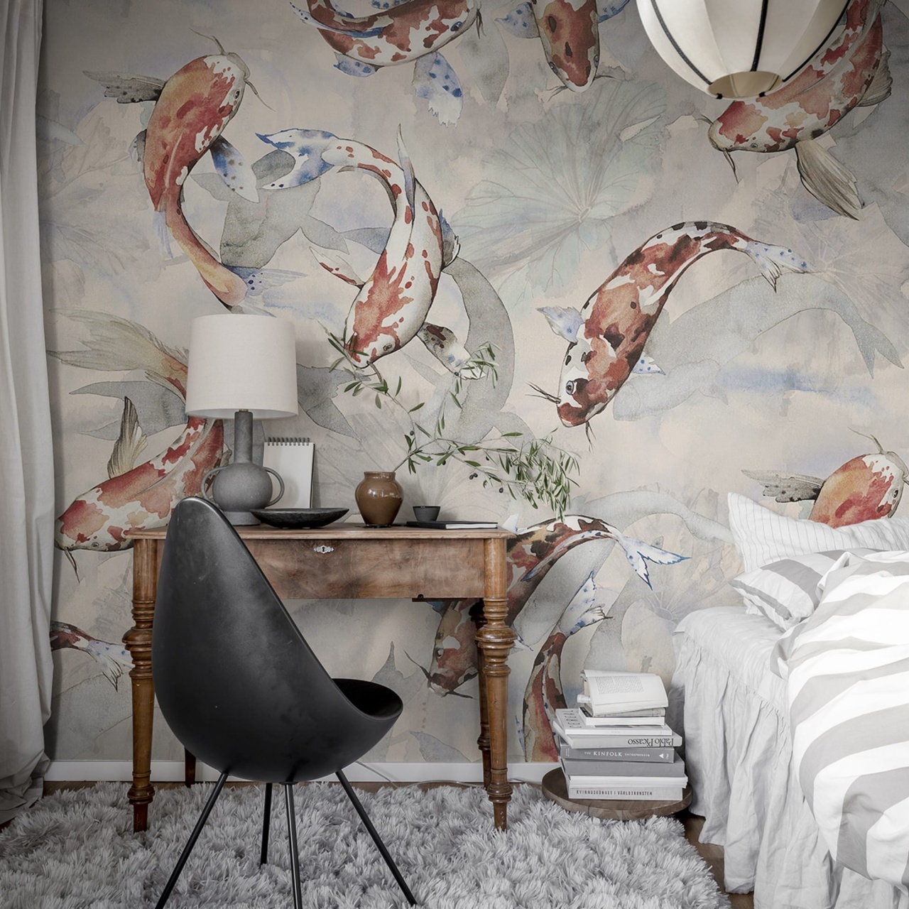 Fototapet, Koi, Coral, Rebel Walls - 3