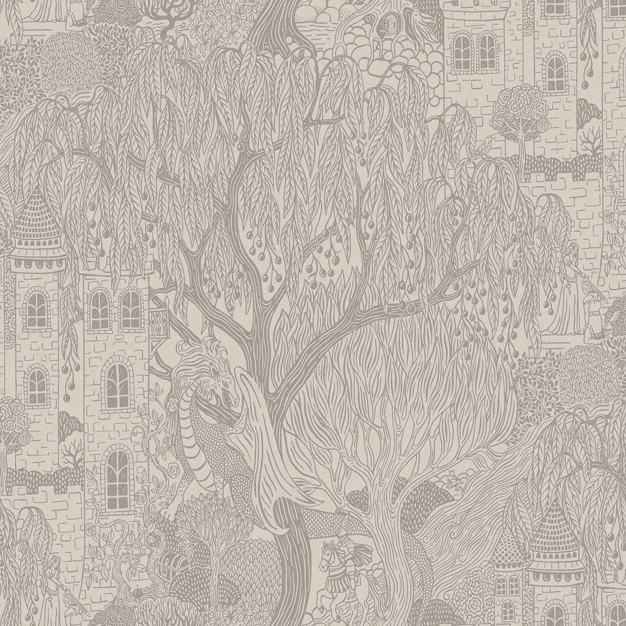 Fototapet lavabil, Kingdom of the Willow Grand 9762W — imaginea 3