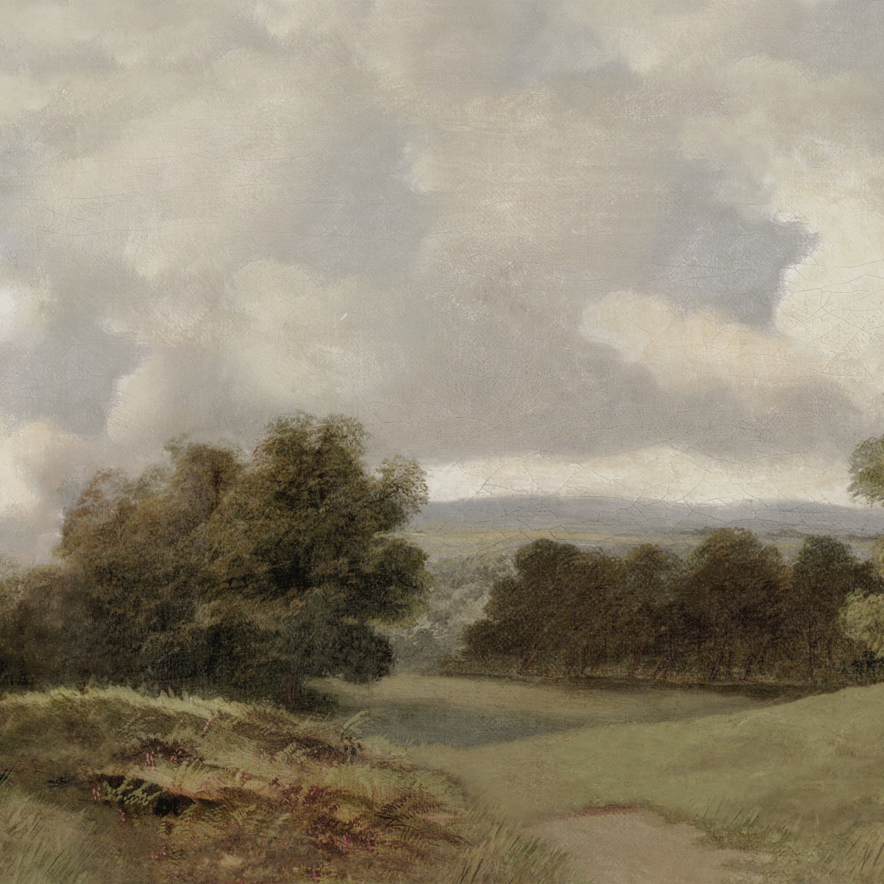 Fototapet lavabil, Oilpainting Landscape 9482W — imaginea 2