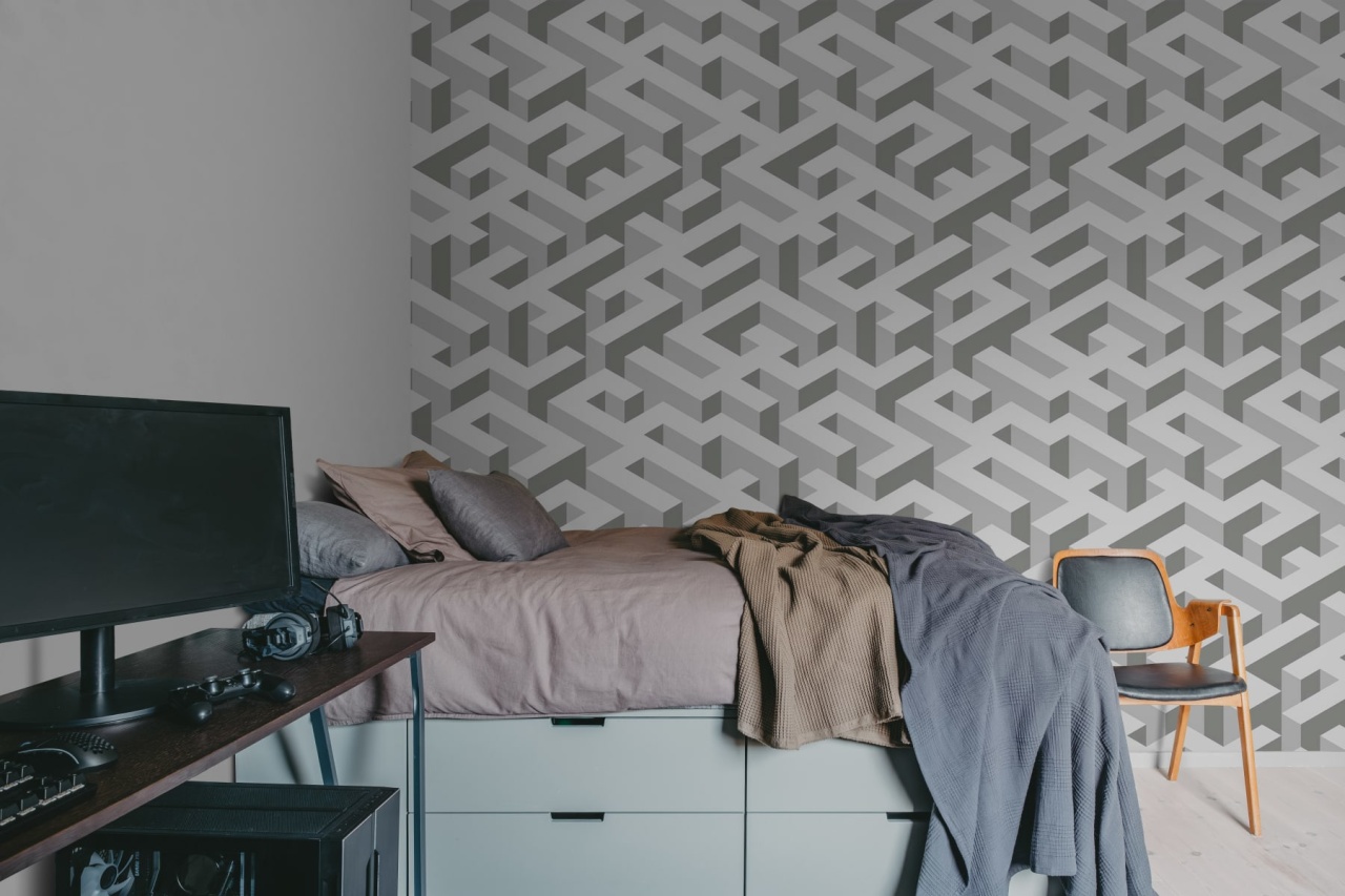Fototapet, Mace Game, Gray, Rebel Walls
