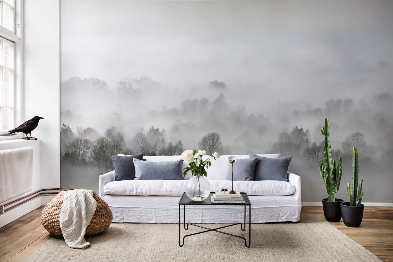Fototapet personalizat Morning Fog, 248x265cm, Rebel Walls - 4