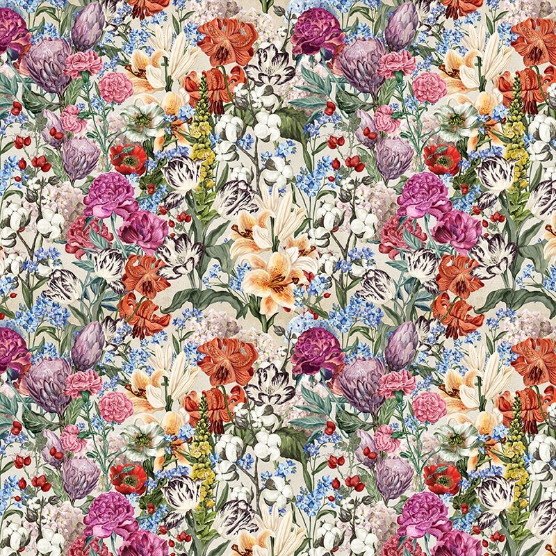 Fototapet Primavera flowers (cream), VLAdiLA - 2