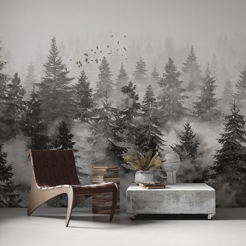 Fototapet Rivian Forest Charcoal, VLAdiLA - 4