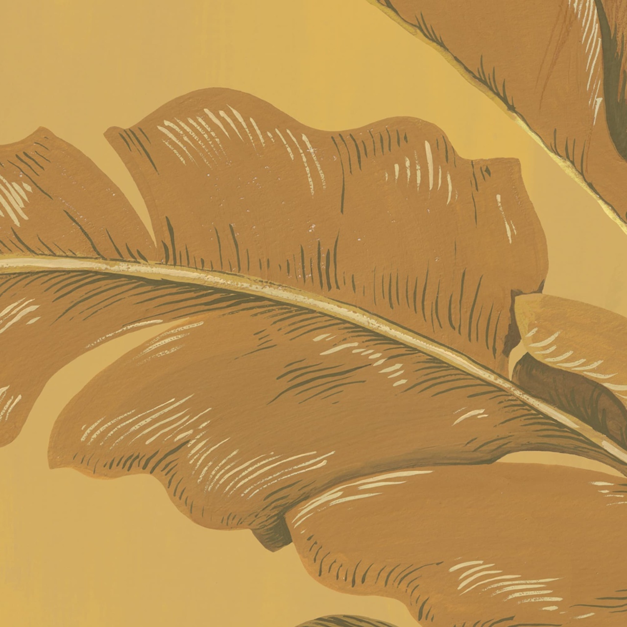 Fototapet, Savanna Chic, Yellow, Rebel Walls - 4