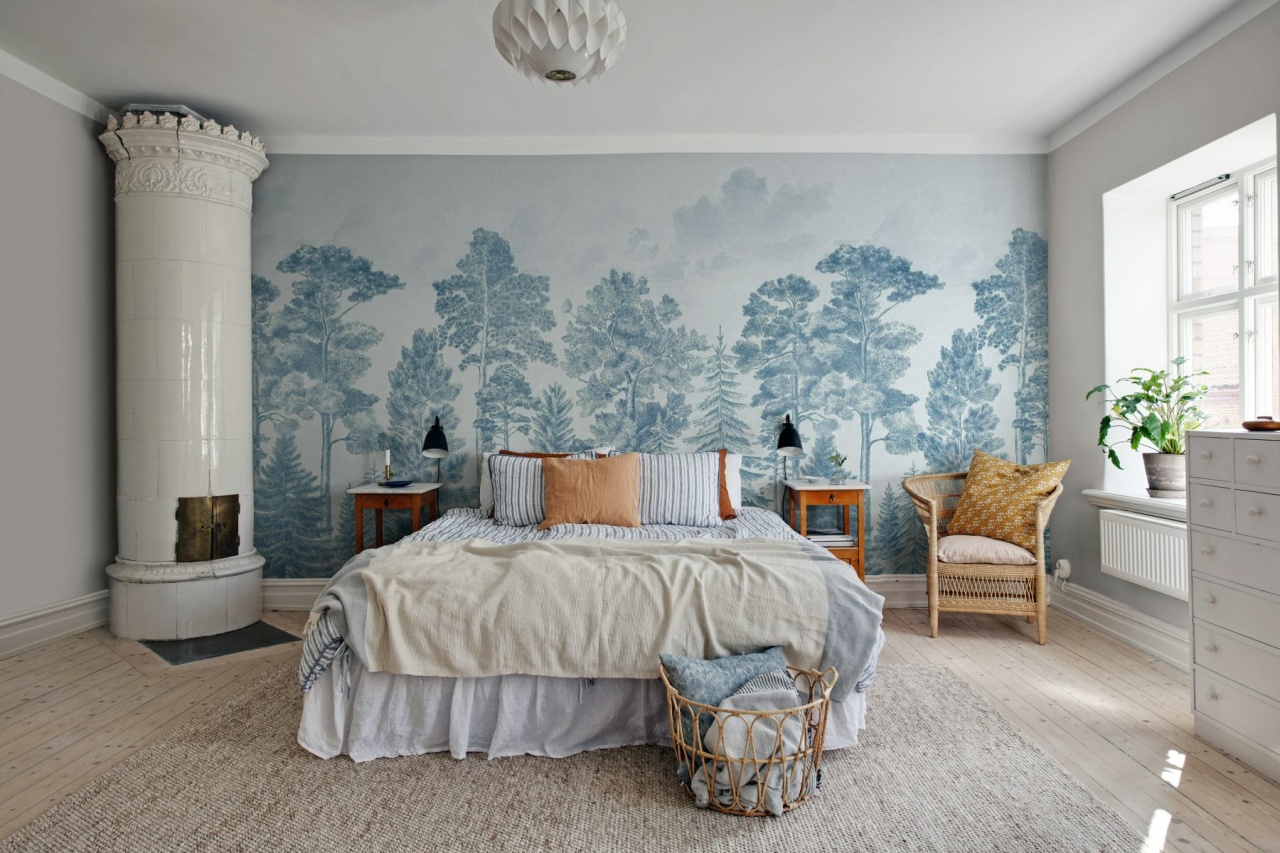 Fototapet, Scandinavian Bellewood, Vintage Blue, Rebel Walls