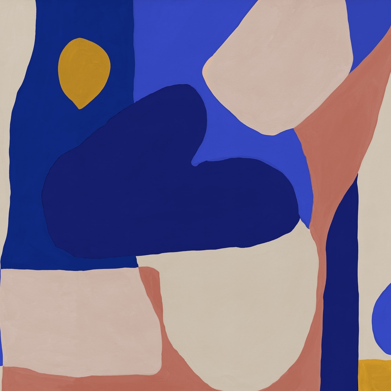 Fototapet, Shapes, Blue, Rebel Walls - 2