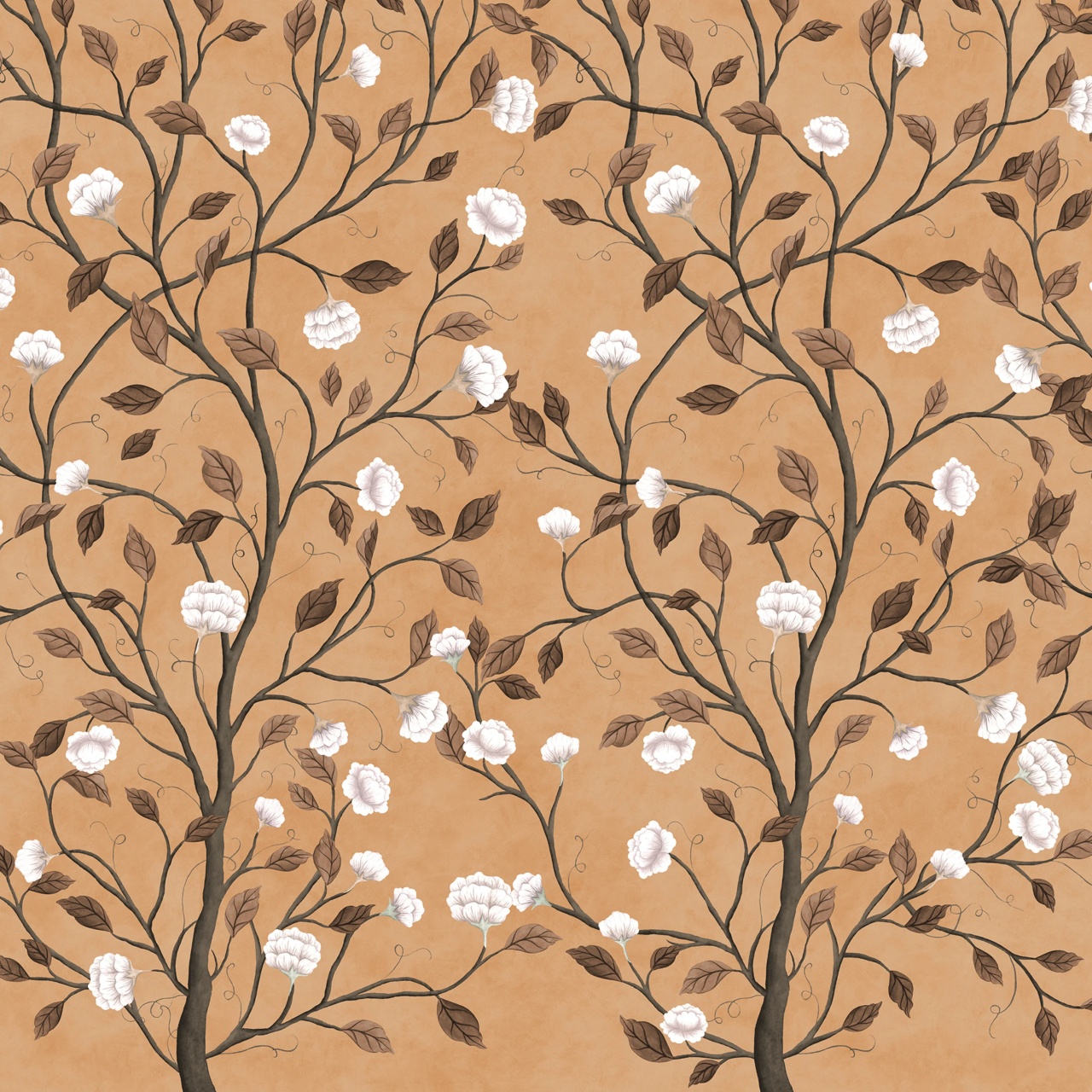 Fototapet, Silent Bloom, Peach, Rebel Walls - 2