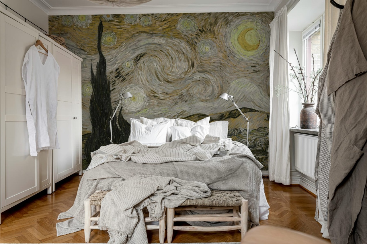 Fototapet, Starry Night, Brown, Rebel Walls