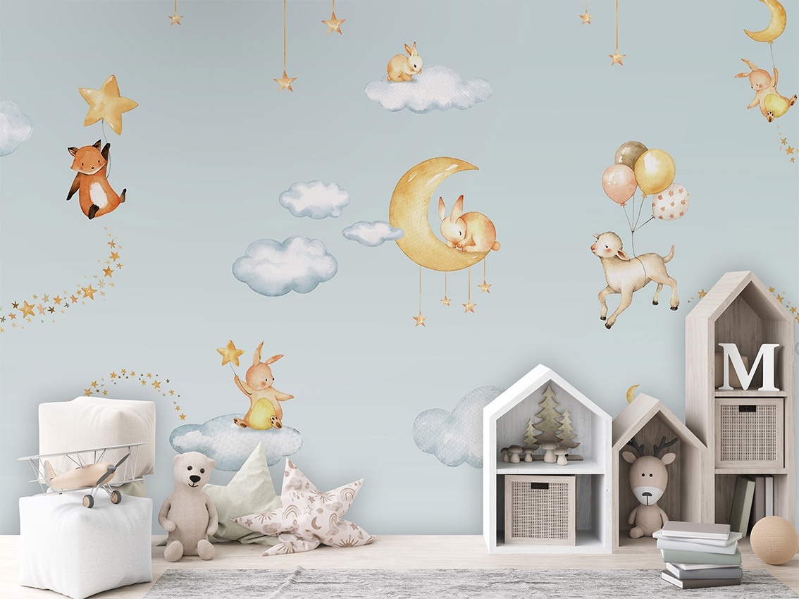 Fototapet Sweet Dreams - Blue, Oliver Robins - 5