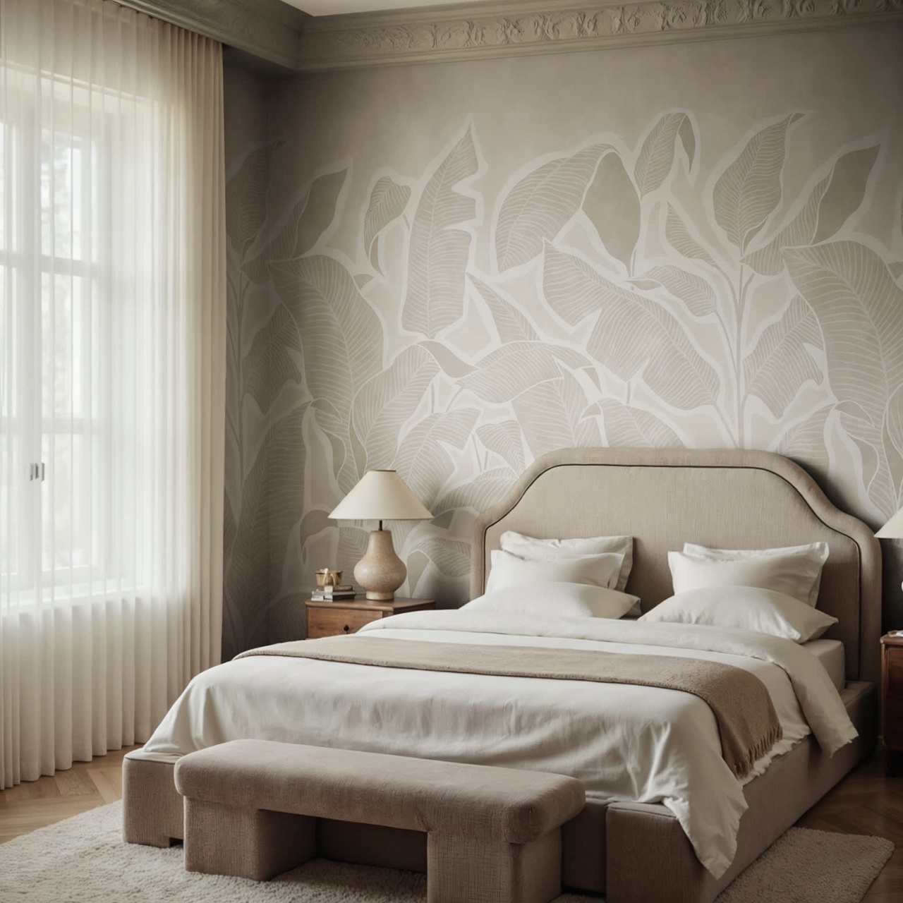 Fototapet, Tropical Breeze, Beige, Rebel Walls - 3