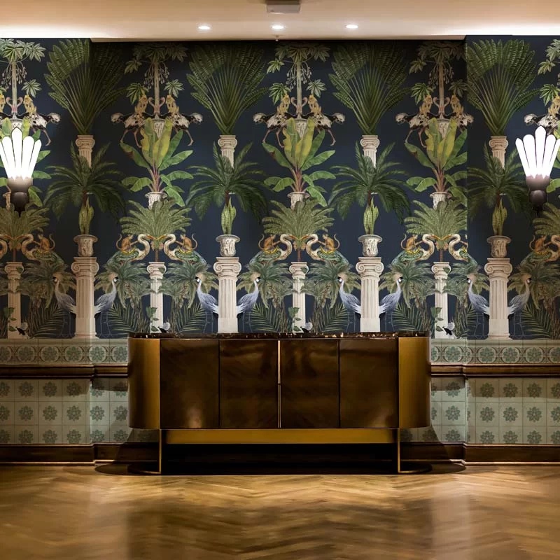 Fototapet Tropical columns (dark), VLAdiLA