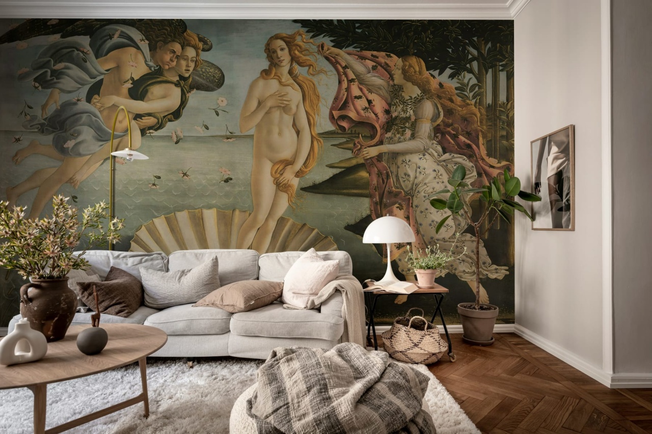 Fototapet, Venus Birth by Sandro Botticelli, Rebel Walls