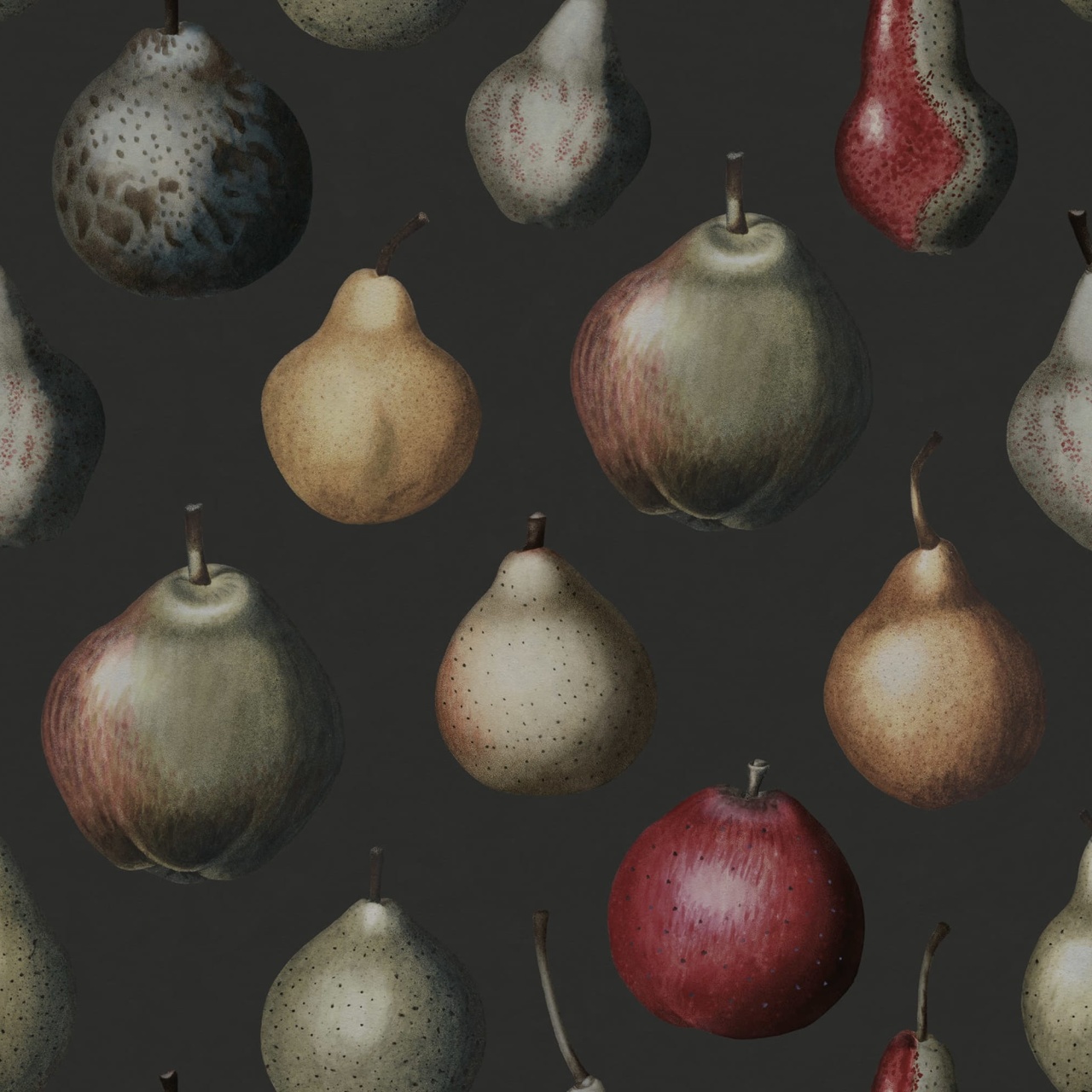 Fototapet, Vintage Pear, Midnight, Rebel Walls - 2