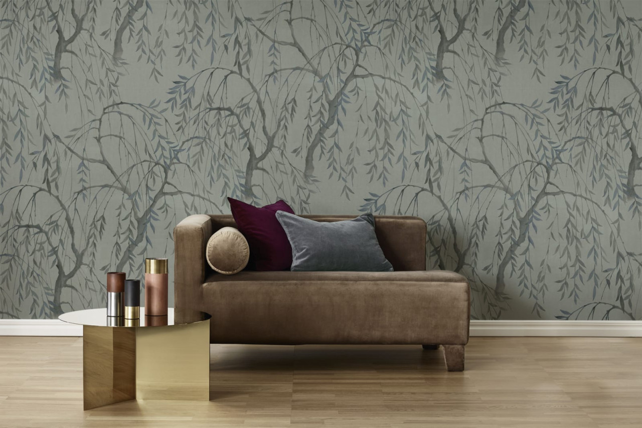 Fototapet, Weeping Willows, Jade, Rebel Walls
